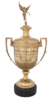 1930 Uruguay First World Cup Champions Winged Victory Trophy Given to the Uruguay Team